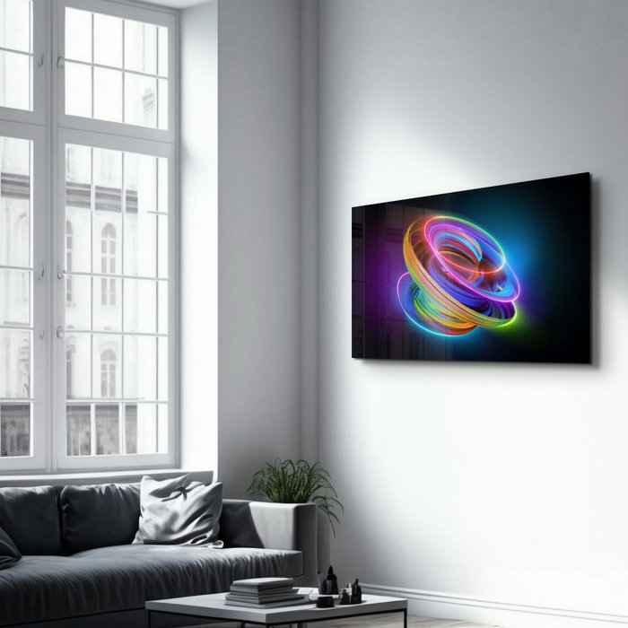 Wallity Pintura decorativa de vidrio templado Multicolor 35 x 55 cm Wallity Pintura decorativa de vidrio templado Multicolor 35 x 55 cm